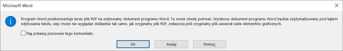 PDF w Excelu